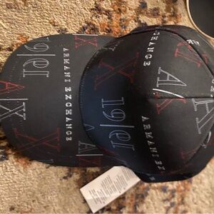 Armani Exchange Black Logo Cap